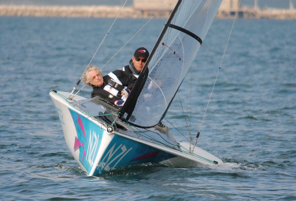 Jan Apel and Tim Dempsey (NZL), SKUD 18 racing on Day 4 of the 2012 Paralympics at Portland © David Staley - IFDS 